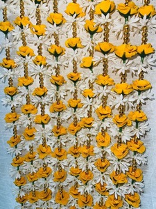 Jasmine רוז מחרוזת יום הולדת קישוט פרח עריסת עריסה טקס הביתה אופנתי holi diwali