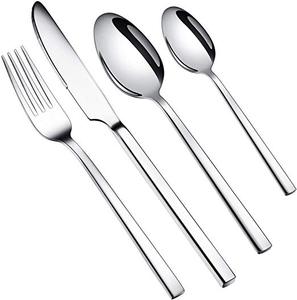 昂贵的锤子设计银餐具套装，配有餐具，用于家庭和婚礼餐厅 - Product Image 4
