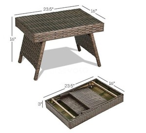 Writing and Laptop Desk Study Cum <strong>Computer</strong> <strong>Table</strong>/Lifting Folding <strong>Table</strong> Simple and Portable Laptop Desk/Foldable Cane Study <strong>Table</strong> - Product Image 3