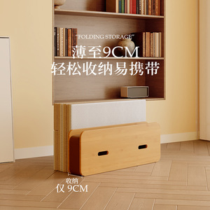 折叠床带记忆床垫便携式额外客人创意牛皮纸床家具折叠床单折叠床