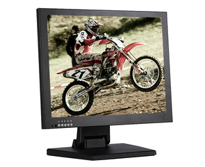 Monitor de pantalla síncrona visual CCTV de 15 pulgadas con monitor de pantalla IPS de entrada BNC VGA de 2/2 "1024x768