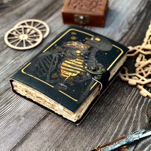 <strong>Book</strong> of Spells Grimoire Printed Journal the Lovers Tarot Notebook