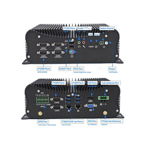 Fabrik kern I7-4578U Fanless X86 Nano Thin Client Industrieller eingebetteter Mini-PC Neue AU/US/EU-Stecker - Product Image 5