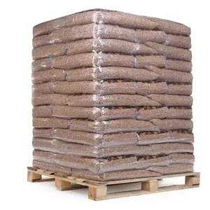 EN çok satan <span class=keywords><strong>15kg</strong></span> çanta Din artı/EN artı çam ahşap peletler A1 sertifikalı briket yakacak odun talaş cips için sopa desen