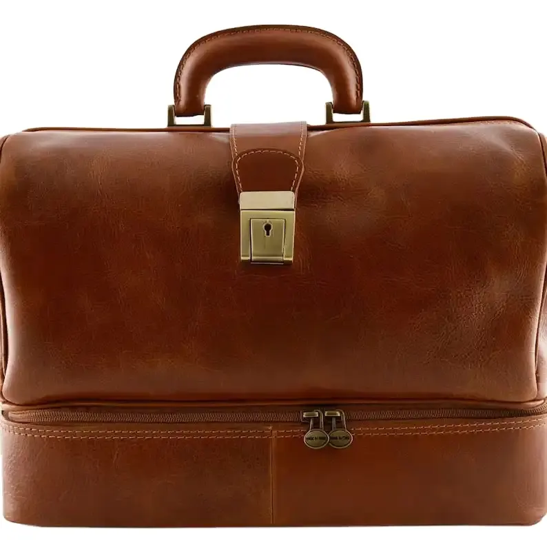 Collezione Premium borse mediche Vintage in pelle borsetta per donna da uomo borsa medica da viaggio in pelle