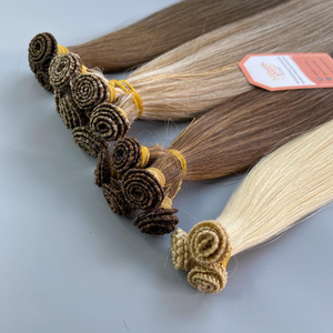 100% ผมคนผมต่อแบบถักด้วยมือเกรด12A ดูเป็นธรรมชาติและมีสไตล์ - Product Image 6