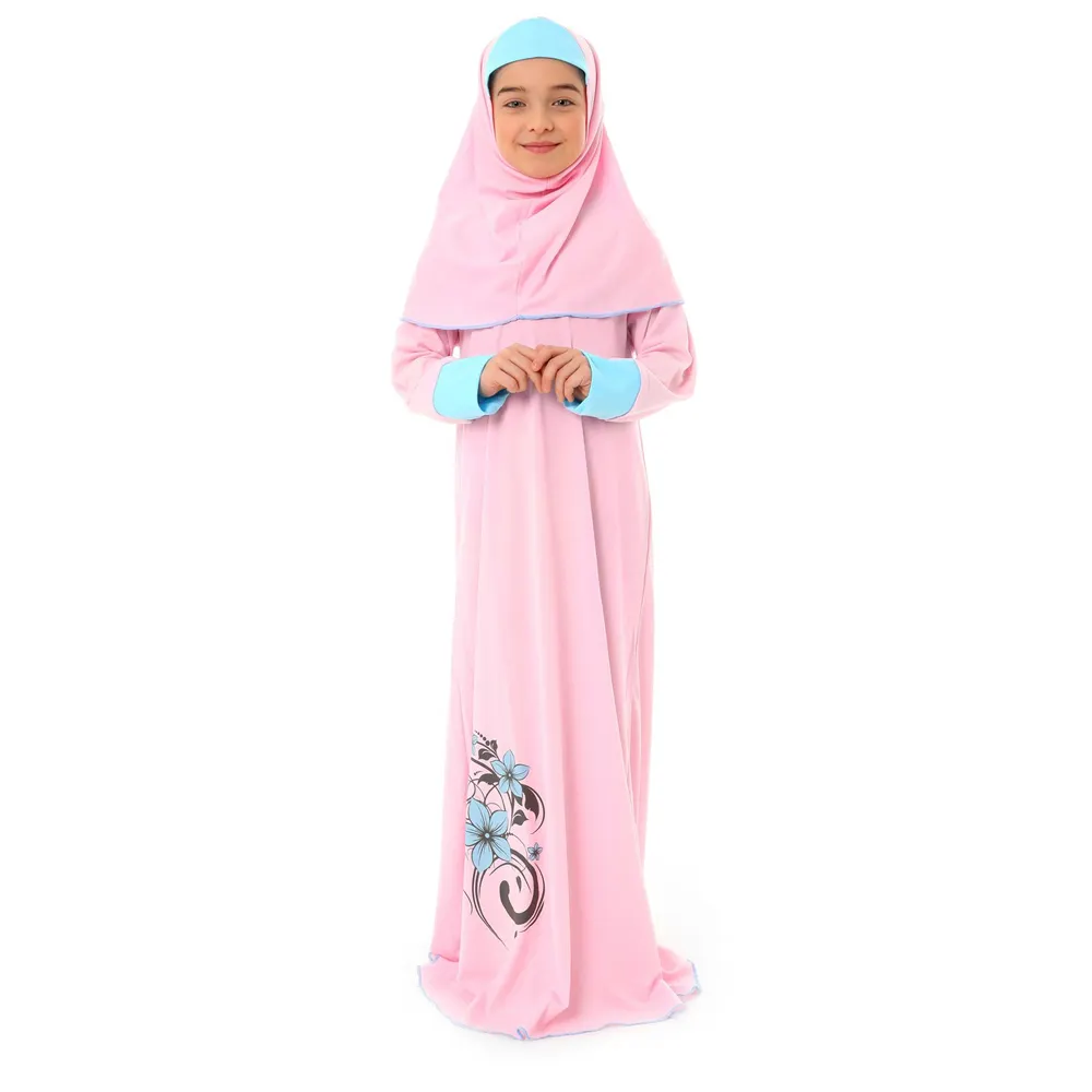 Abaya islamique pour enfants robe de prière pour enfants musulmans abaya pour filles vêtements musulmans pour enfants