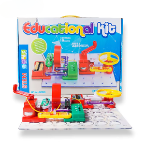 Elettronica di blocchi di costruzione scienza esperimento proiettore Set circuito di scienza del mattone di fisica assemblaggio per bambini giocattolo - Product Image 1