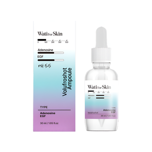 腺苷EGF volroshot 30毫升安瓿定制标志皮肤再生抗皱弹性面部精华韩国制造