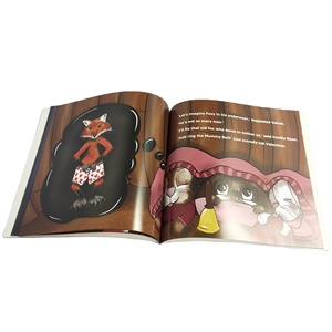หนังสือนิทานภาษาอังกฤษสำหรับเด็กหนังสือปกอ่อนพิมพ์บนกระดาษปกแบบกำหนดเองประเทศจีน