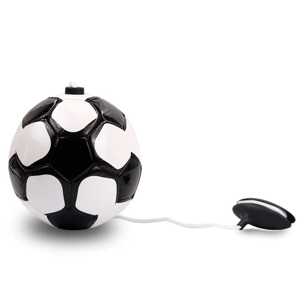 Pelota de fútbol de espuma sintética con Logo personalizado, Bola de fútbol de buena calidad, suave y redonda, con cuerda