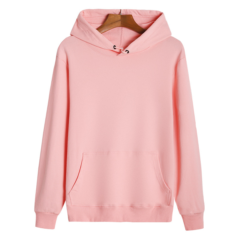 เสื้อฮู้ดเทอร์รี่สีชมพู