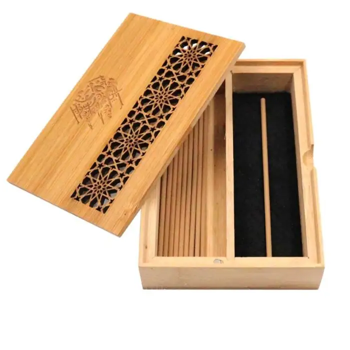 Bakhoor BoSidin incienso de madera Oud Bakhoor quemador caja de regalo con varillas de incienso 10 piezas 3mm Oud