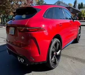 Jaguar f-<span class=keywords><strong>pace</strong></span> SVR için süper satış 2022 düzgünce kullanılan araç