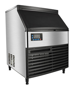 बर्फ निर्माता स्टेनलेस स्टील आइस क्यूब निर्माता 160 किलो मशीन के लिए छोटे पैमाने - Product Image 2