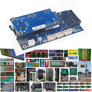 Steuerkarte der industriellen Echtzeit-LED-Meldeschilder für PLC PC eingebauter IoT-Server, RS232 TTL Ethernet RS485, LMD-C1-1E - Product Image 1