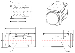 UV-ZN4237 4MP 37X Security <strong>Camera</strong> Output SD Card EIS AI Detection Optical Ip Network <strong>Camera</strong> Module - Product Image 4
