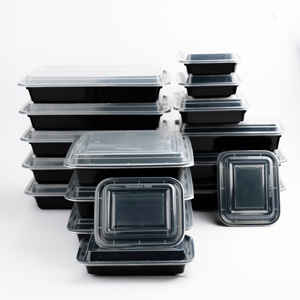 定制塑料Pop Top容器套装PET/<span class=keywords><strong>PP</strong></span>材料，用于包装食品，如蛋糕寿司果冻面条糖