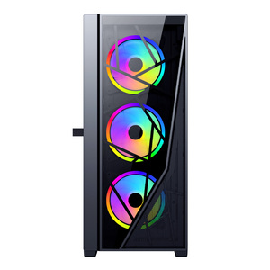 NUEVO-Ultimate Pc Case HDD SSD Gamer Desktop BLACK Vender System Unit Computer Case Manufacturer-Caja de ordenador - Product Image 3