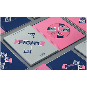 TXT THECHAOSCHAPTER FIGHTORESCAPE K-Popインスタントフォトアルバムブック (CDリリックとポスター付き)