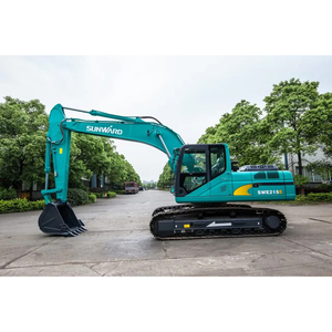 Great Condition Sunward SWE60E Thumb Original Brand Used Secondhand Excavator Hydraulic Crawler Excavators Diggers
