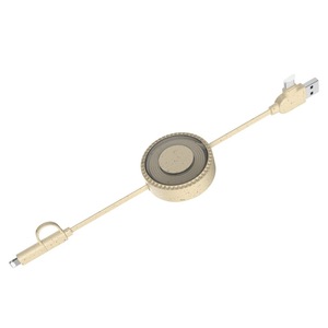 ECOフレンドリーPLAウィートストロー2.4A急速充電USB充電ケーブルタイプ<span class=keywords><strong>C</strong></span>からタイプ<span class=keywords><strong>C</strong></span>の双方向格納式USB充電コード
