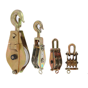 1 tonelada, 2 toneladas, 5 toneladas, bloque de polea de encordado, línea de transmisión, herramientas de encordado con el mejor precio, bloque de polea doble de acero inoxidable - Product Image 1