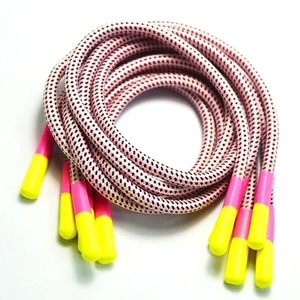 Venta al por mayor, cordones de dibujo personalizados, sudaderas con capucha, cordón de cordón con puntas para ropa deportiva - Product Image 3
