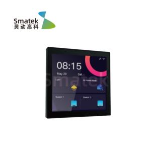 2024 yeni tasarım akıllı yaşam ev ev akıllı anahtar dokunmatik ekran ile WiFi BLE kablosuz Tuya duvar anahtarları kontrol paneli S6RE - Product Image 4