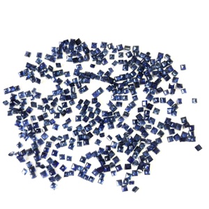1.5-3mm kare doğal mavi safir gevşek taşlar Wholesale doğal taş takı yapımı toptan fiyat IGI Vivaaz <span class=keywords><strong>G</strong></span>