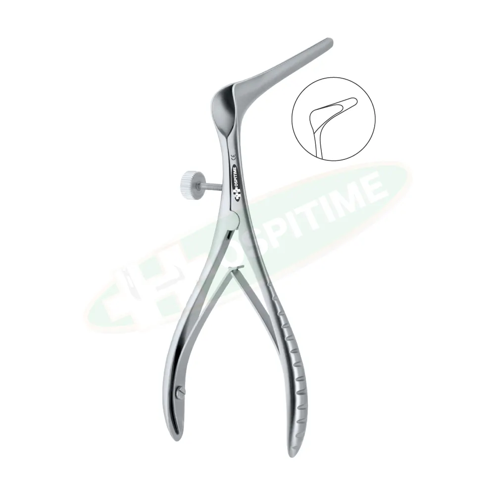 Speculum nasale Hospitime Killian con vite (Specula autosufficiente)-acciaio inossidabile ENT diagnostico chirurgico