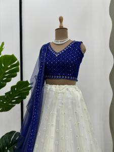 批发2024美丽刺绣花多线钻石工作新娘Lehenga Choli优雅婚纱<span class=keywords><strong>9000</strong></span>天鹅绒