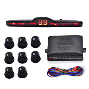 Sistema de sensor de aparcamiento para coche, accesorio de marcha atrás con pantalla LED, 4 sensores, fabricación Universal - Product Image 4