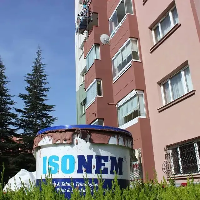 ISONEM 외부 슈퍼 엘라스틱 외관 하우스 벽 페인트, 유연, 방수, 장식, 터키 제조업체