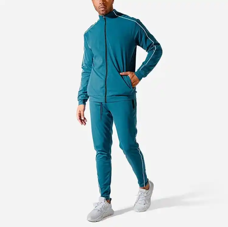 Chándal personalizado de 2 piezas para hombre, conjunto de Sudadera con capucha, informal, para correr