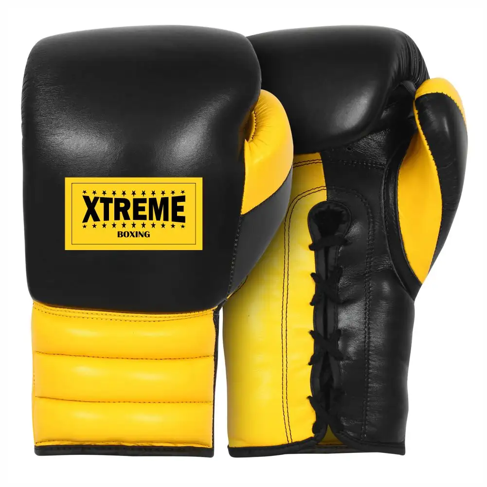 Hot Sale Design Ihr eigenes Großhandel Training Leder 14oz Box handschuhe Super Lace Boxing hochwertige profession elle Box handschuh