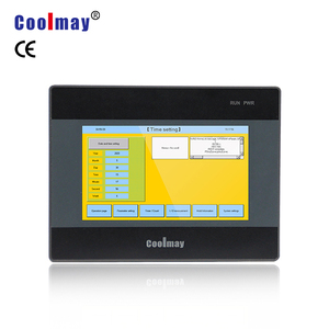 Coolmay 4.3&quot; HMI PLC All in One MX3G-43C Series Controller Built-in <strong>Analog</strong> <strong>Input</strong> <strong>and</strong> <strong>Output</strong> 5AD2DA Support MODBUS RTU