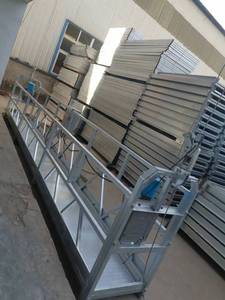 Plataformas de trabajo industriales de aleación de aluminio a un precio económico, plataformas elevadoras suspendidas en funcionamiento, andamios de trabajo aéreo - Product Image 6