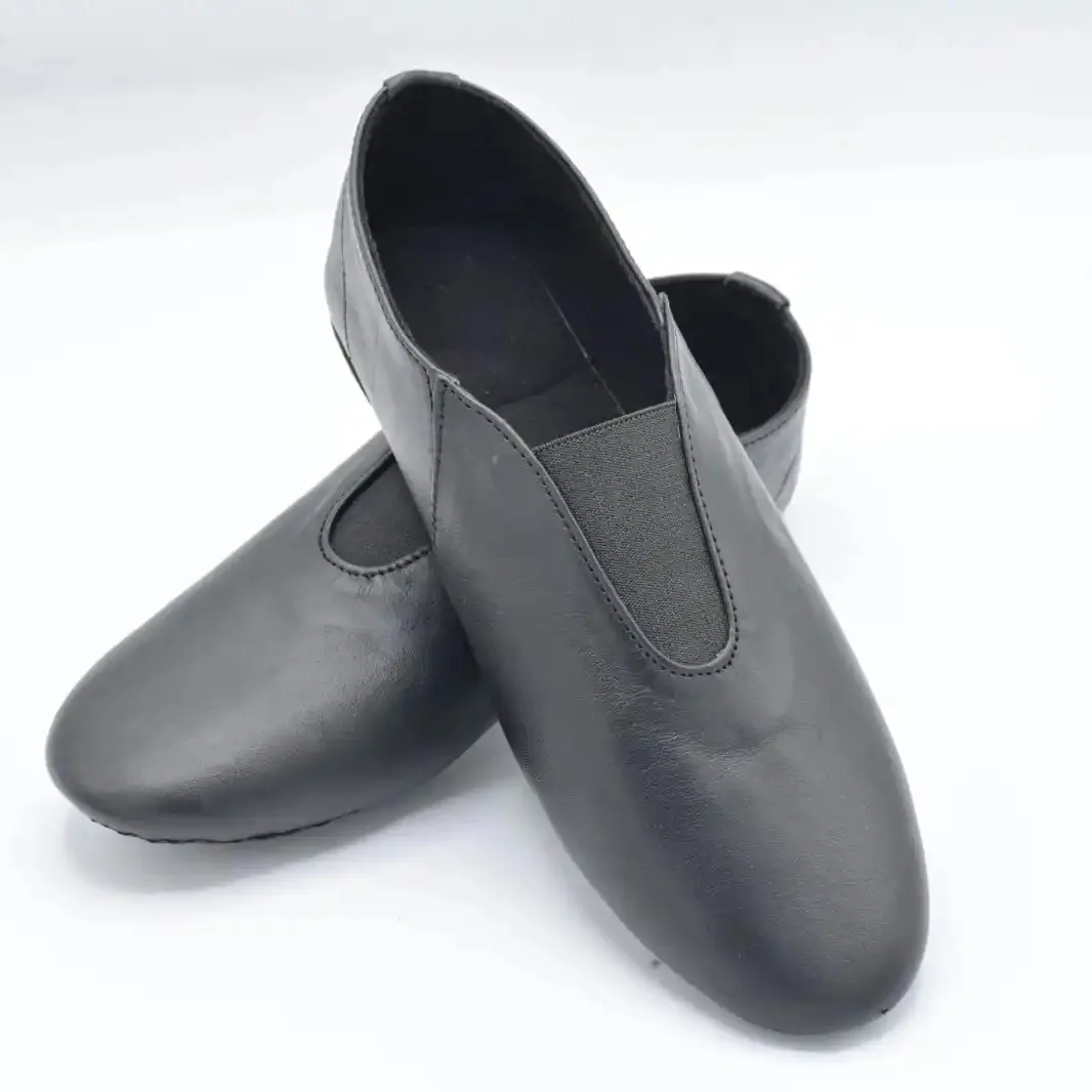 حذاء للرقص الناعم للسيدات يسمح بالتهوية حذاء رياضي لممارسة رقص الجاز الحديث حذاء للرقص 2024 حذاء من جلد البقر الأصلي
