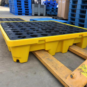 כבד <span class=keywords><strong>hdpe</strong></span> 4 תופים דליפת עבור נפט תעשייתית סיטונאית שמן הבלימה התעשייתית <span class=keywords><strong>hdpe</strong></span> משטחי דליפת פלסטיק
