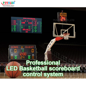 Profesyonel elektronik led basketbol çetele tam set led dijital tabela basketbol scoreboard atış saatler ile satılık - Product Image 6