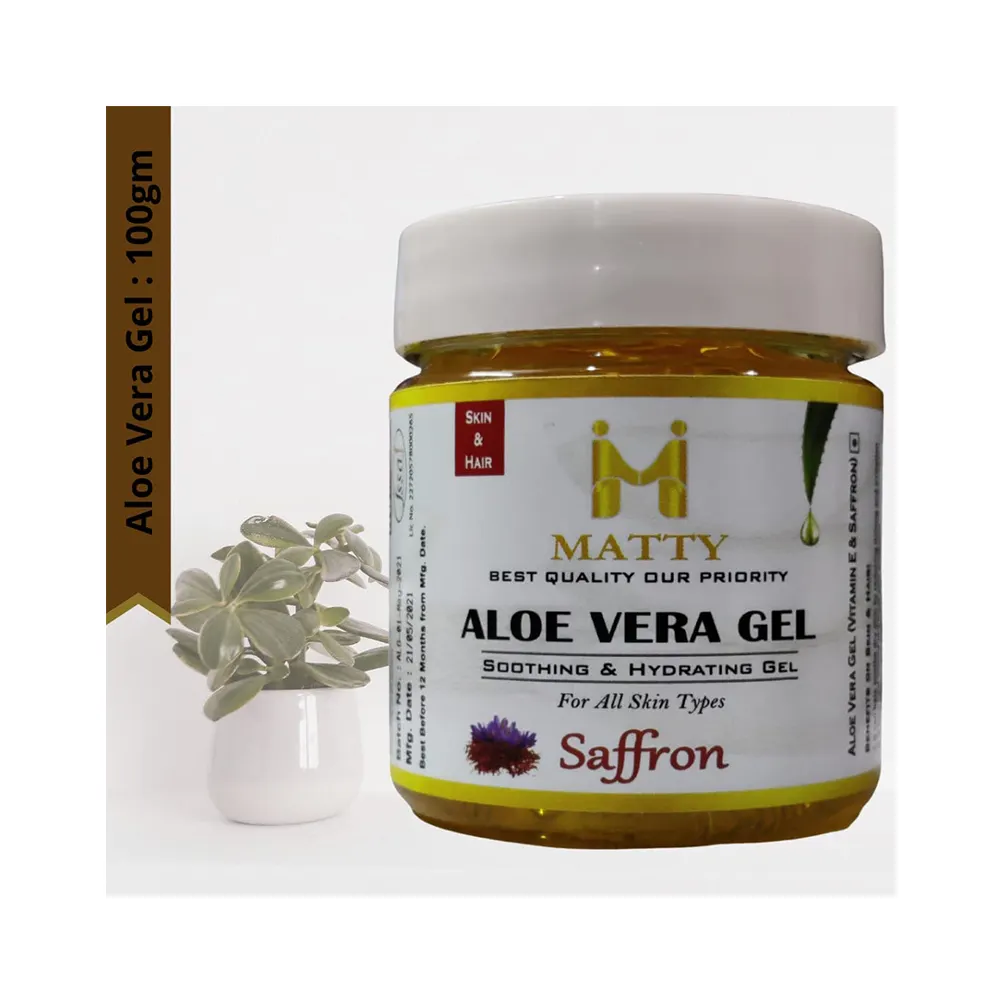 Loción corporal de Aloe Vera de azafrán de alto rendimiento, productos de belleza naturales a granel únicos y nutritivos antiarrugas para mujeres