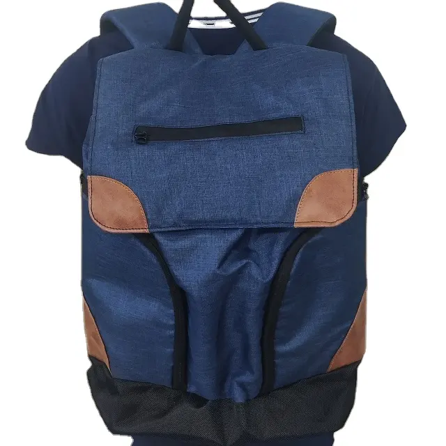 Bolsa de ordenador portátil unisex, mochila de lujo con bolsa de poliéster y nailon, bolsillo seguro para portátil, se puede personalizar con materiales de colores