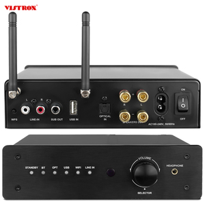 2,1 canales 2*50W con salida de Subwoofer LinkPlay A31 amplificador Wi-Fi y BLUETOOTH 5,0 amplificador de Audio de potencia Digital HiFi - Product Image 4