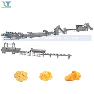 Yeni elektrikli otomatik patates cipsi üretim hattı yarı otomatik patates kızartması mikser ve fritöz meyve tipi içerir - Product Image 1