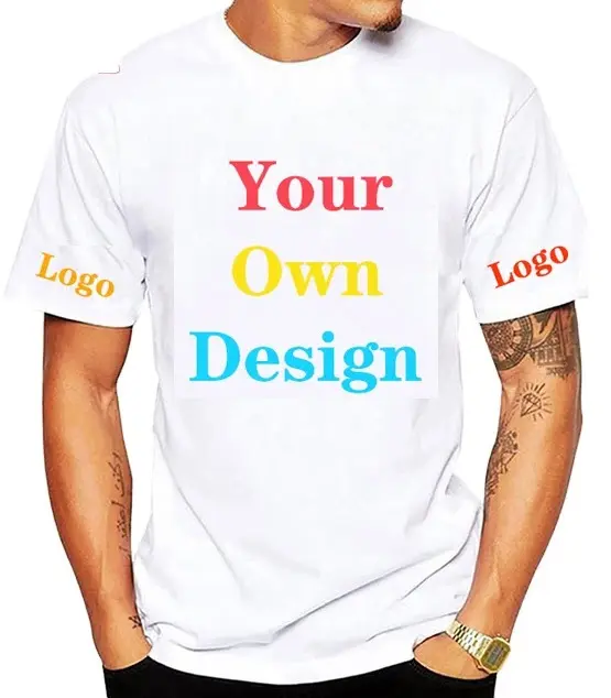 Camiseta personalizada de ropa de calle para hombre, crea tu propia camiseta única con hombros caídos, camiseta de gran tamaño con tu imagen de alta calidad para hombre