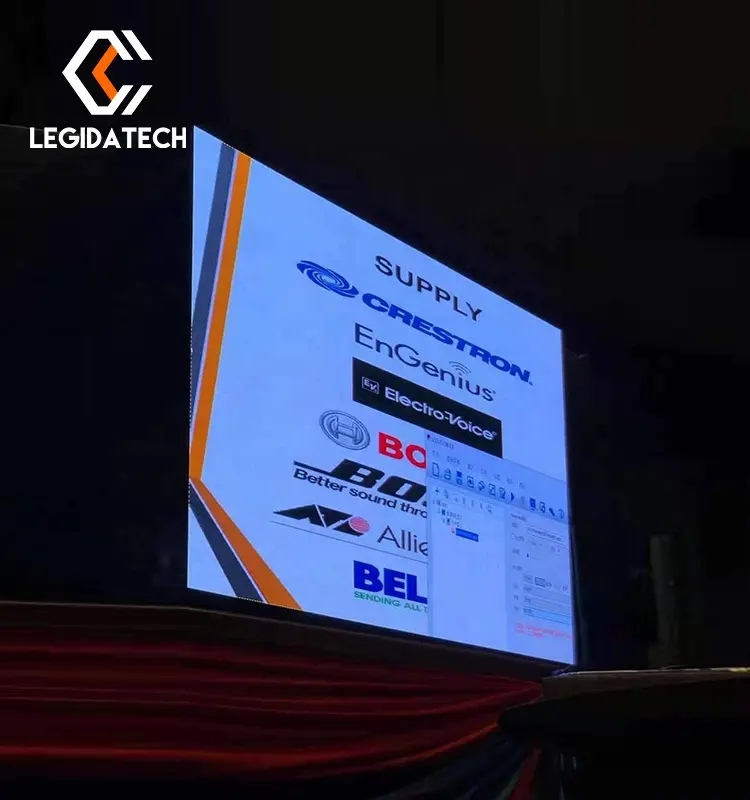 LEGIDATECH Led Video Wall Indoor P3.91 Tela LED Painel Eventos Stage Background Led Display Screen