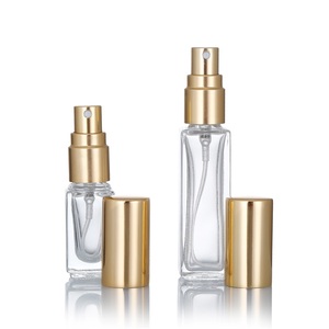 Factory Sales Empty Luxury <strong>5ml</strong> 10ml 15ml <strong>Perfume</strong> Packing Transparent square Glass Spray Bottle for Essential Oils - Product Image 5
