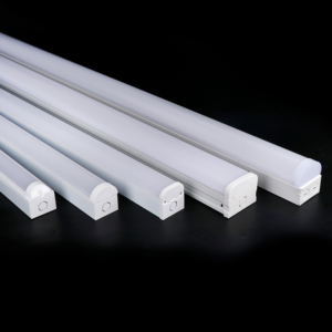 מדגם חינם 4ft 8ft ניתן לקישור <span class=keywords><strong>led</strong></span> ליניארי רצועת אור חנות גוף צינור אור CCT כוח מתכוונן dlc ברשימה