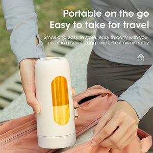 Mini <strong>Juice</strong> Extractor Portable Rechargeable Mixer Blender <strong>One</strong> Clickclean Cleaning Mixer - Product Image 4